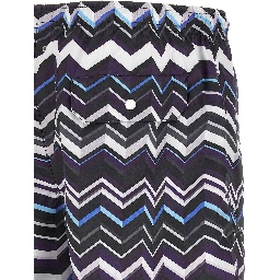 Multicolor Polyester Swim Shorts