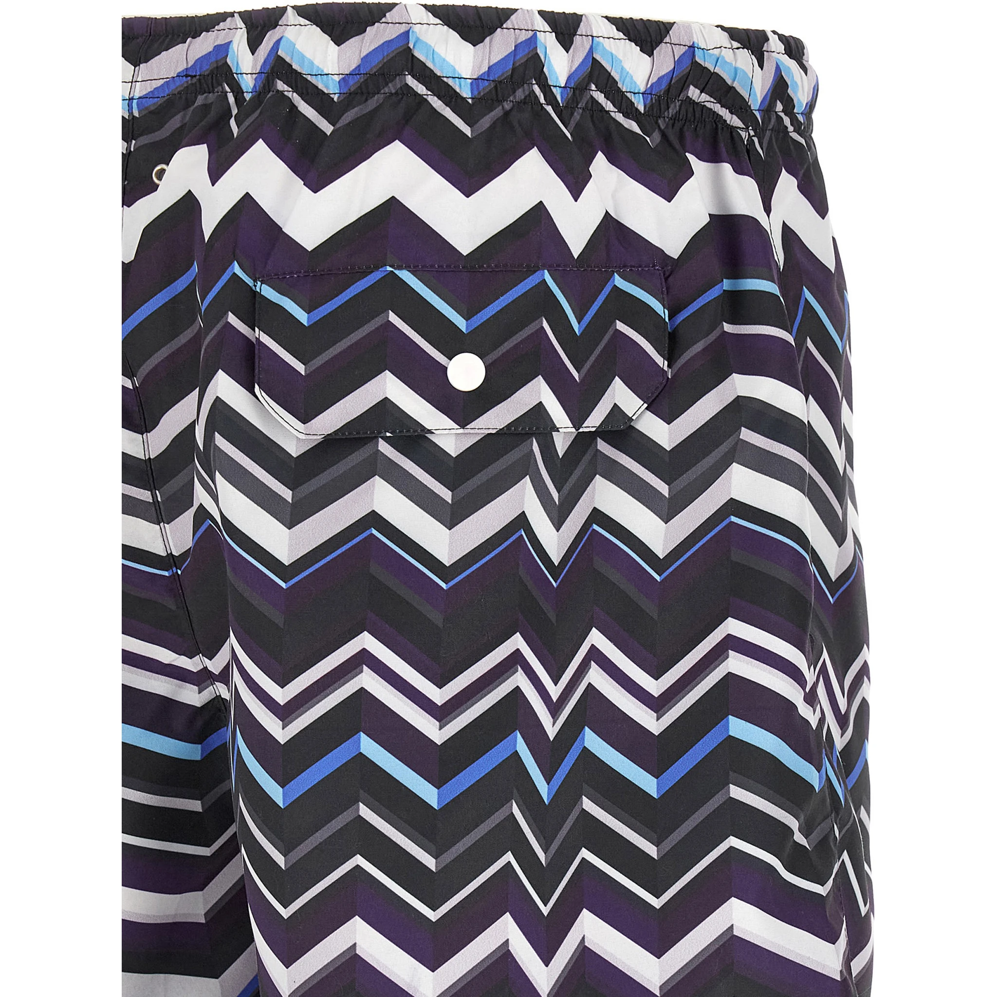 Multicolor Polyester Swim Shorts