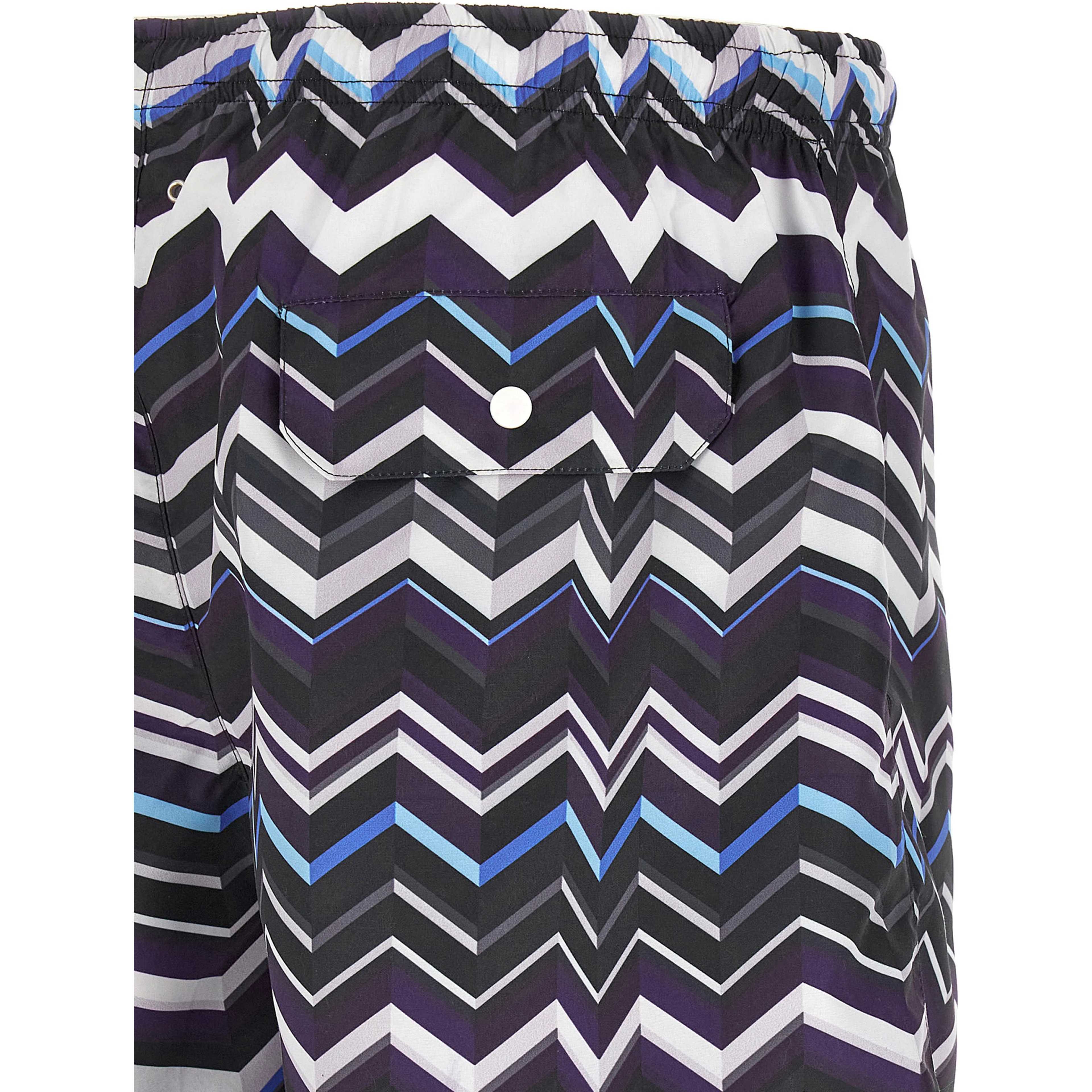 Multicolor Polyester Swim Shorts