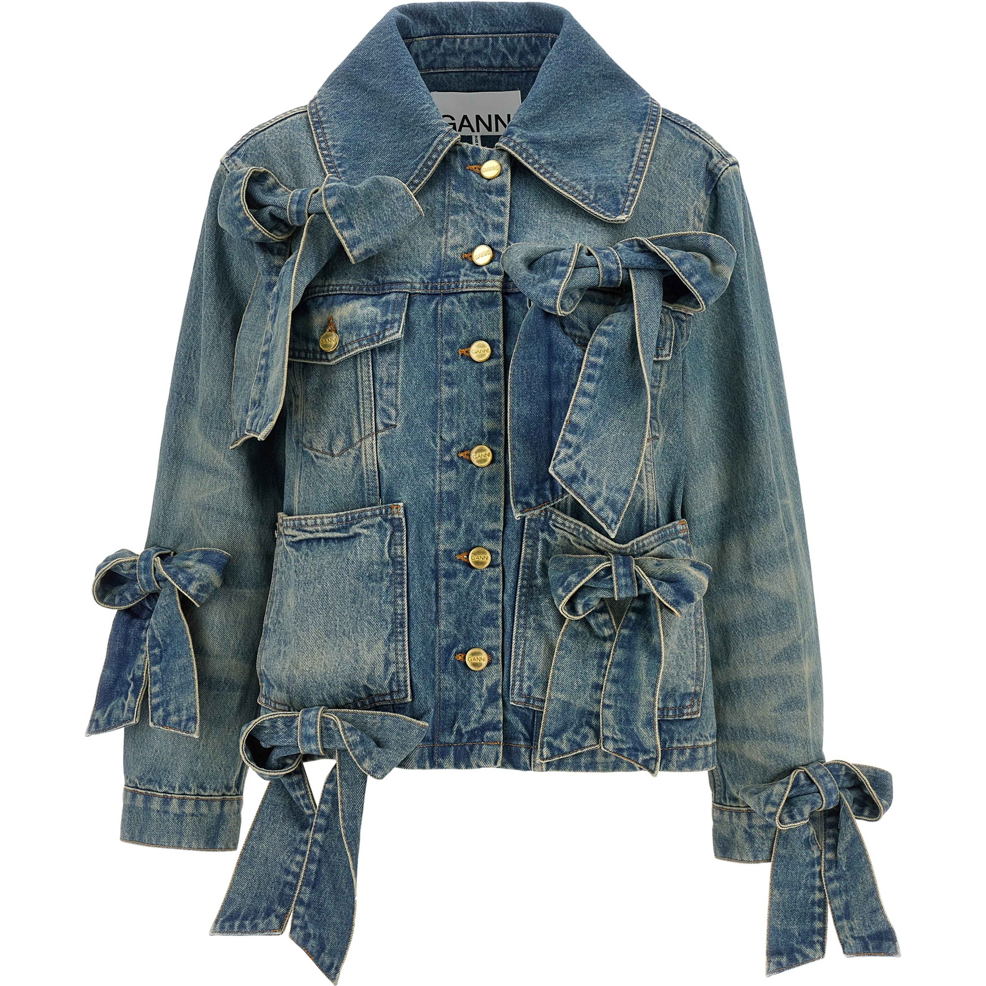 Blue Organic Cotton Denim Jacket