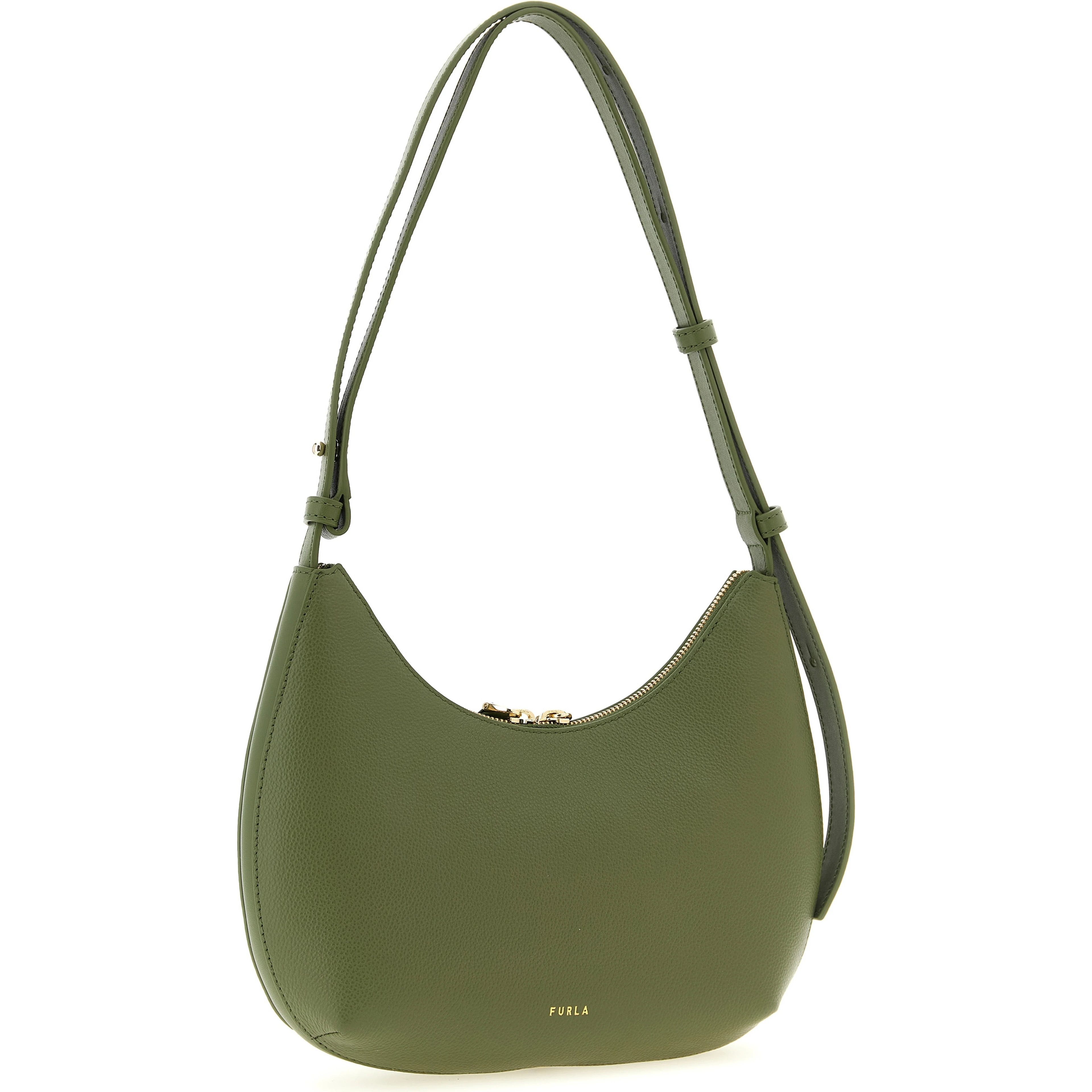 Bicolor Calfskin Shoulder Bag