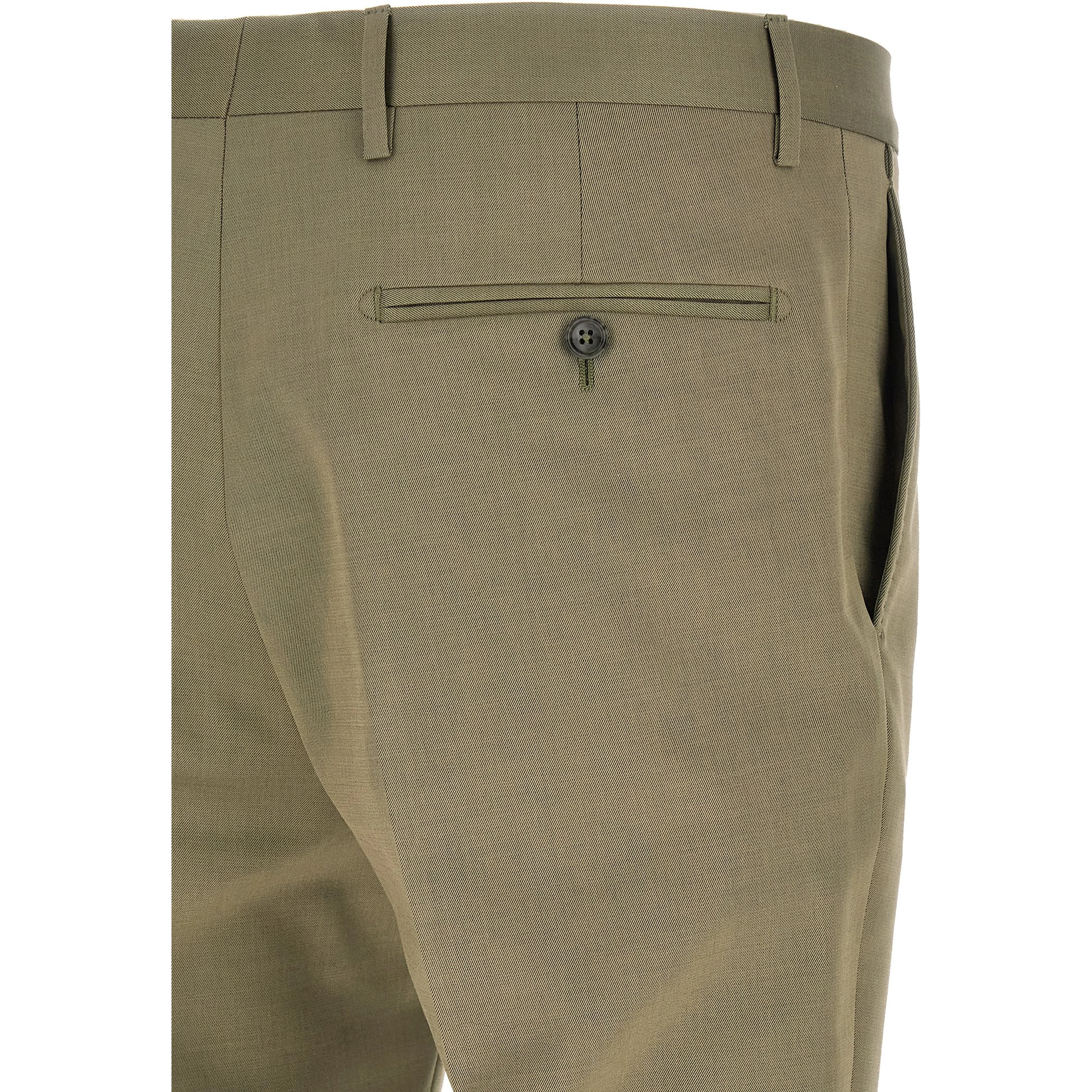 Bicolor Virgin Wool Two-Piece Suit