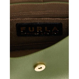 Bicolor Calfskin Shoulder Bag