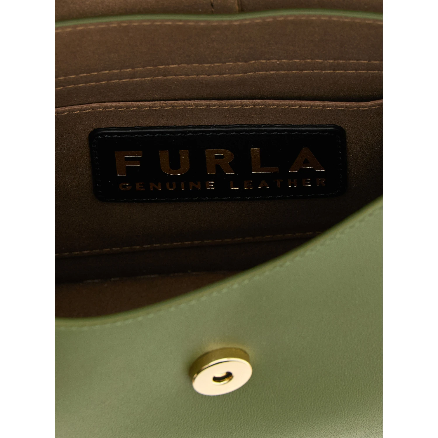 Bicolor Calfskin Shoulder Bag