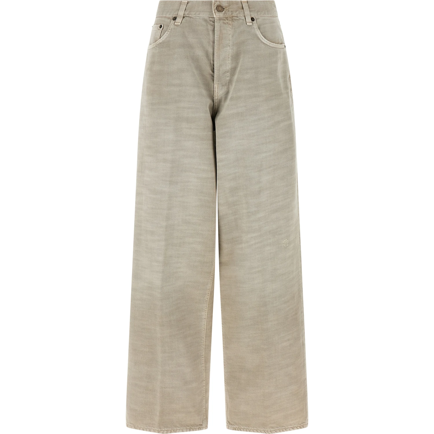 Gray Cotton Jeans Denim