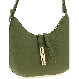 Bicolor Calfskin Shoulder Bag