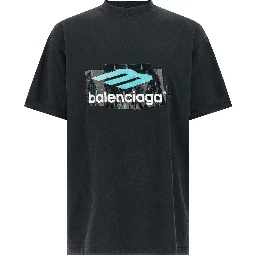 Black Cotton T-Shirt