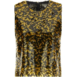 Multicolor Polyester Tank Tops