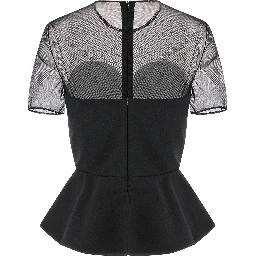Black Virgin Wool Tank Tops