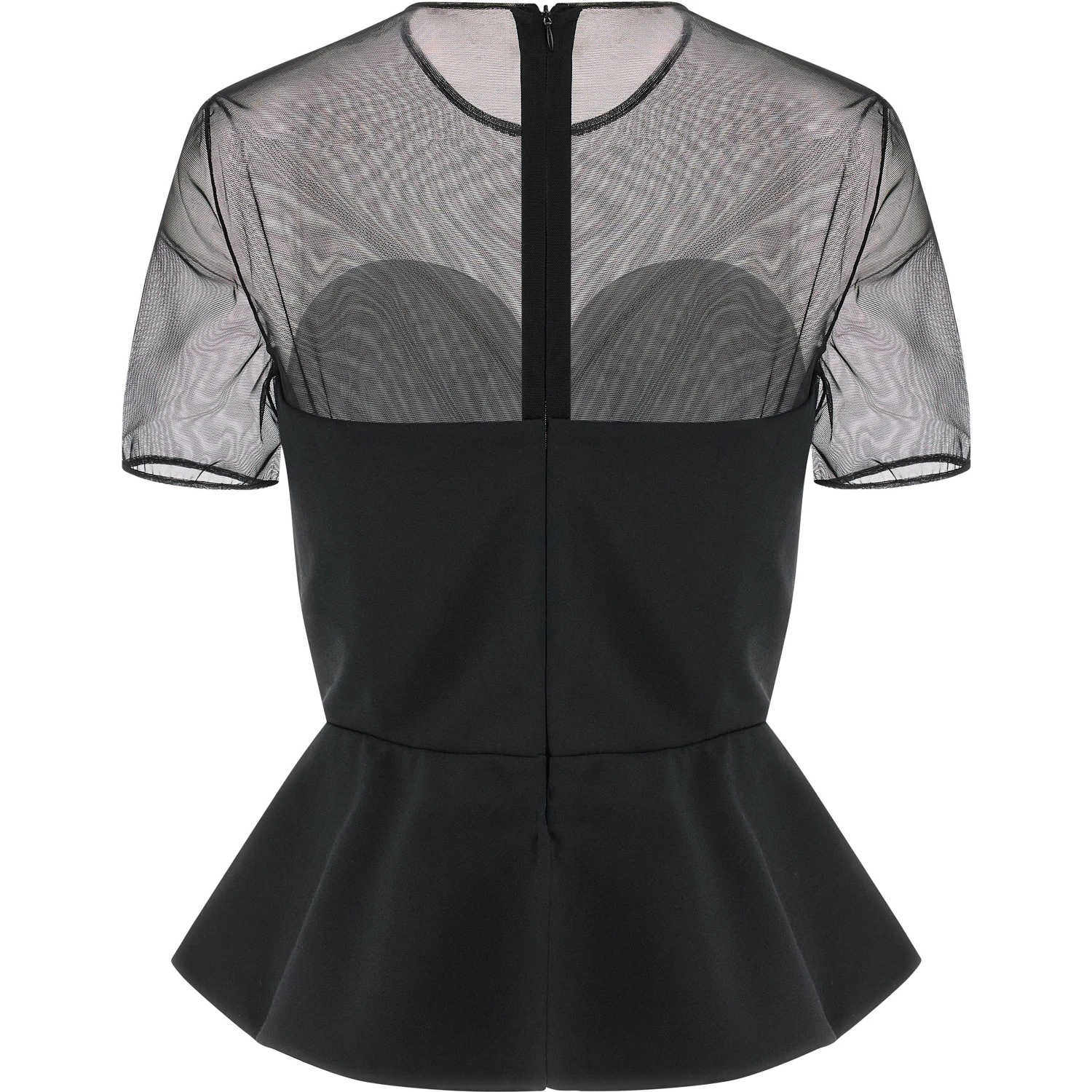 Black Virgin Wool Tank Tops