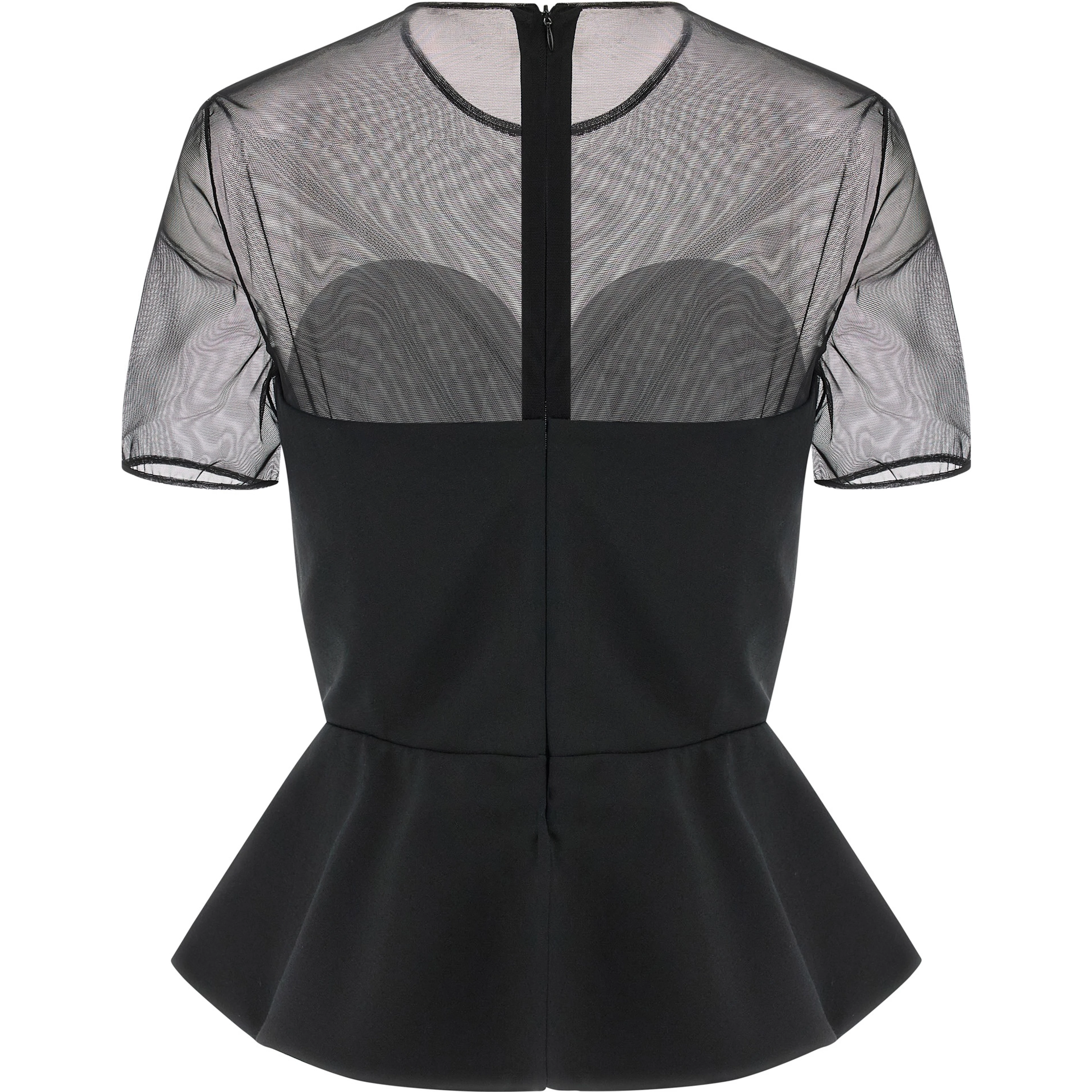 Black Virgin Wool Tank Tops