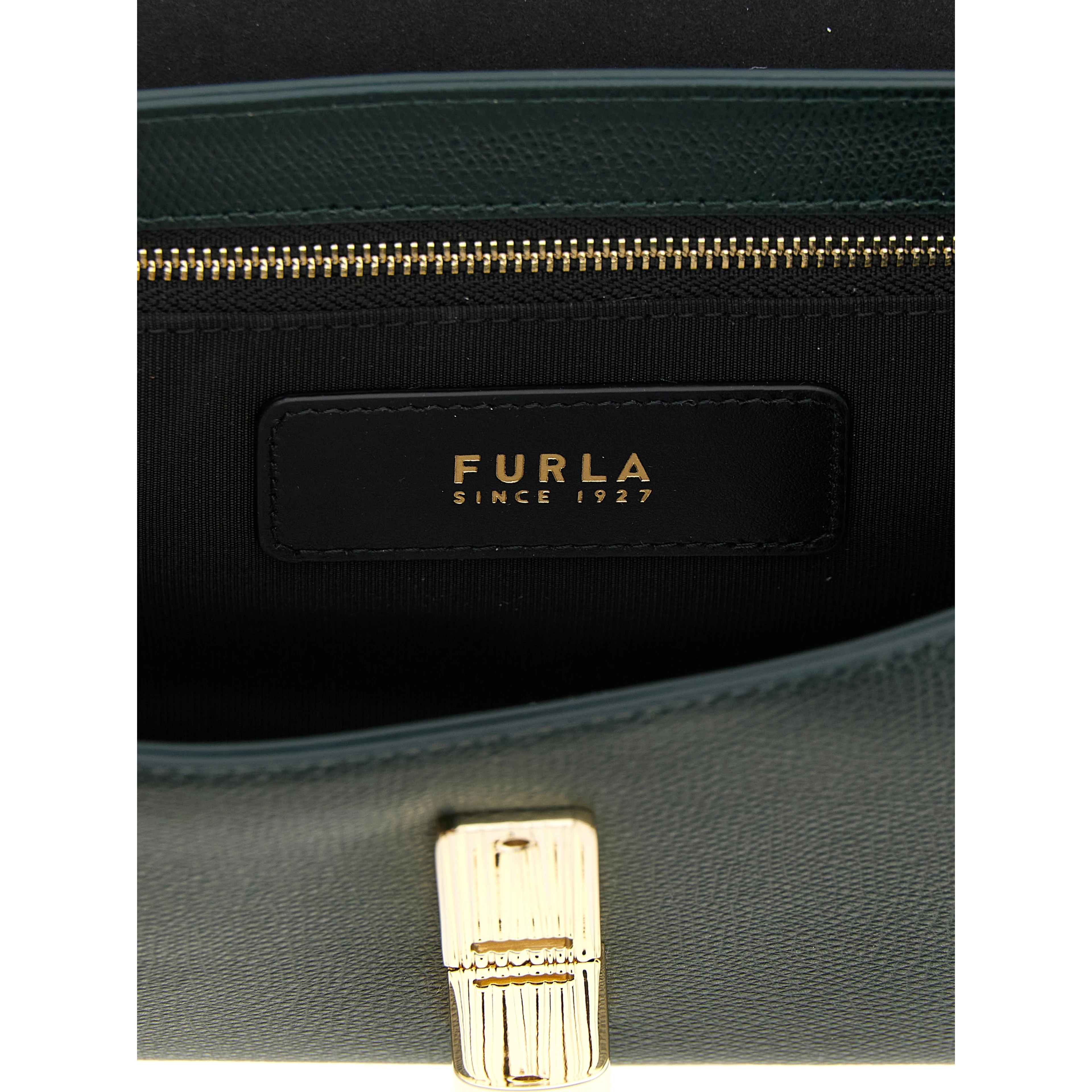 Bicolor Calfskin Crossbody Bag