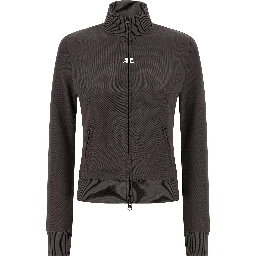 Gray Polyester Sweatshirt