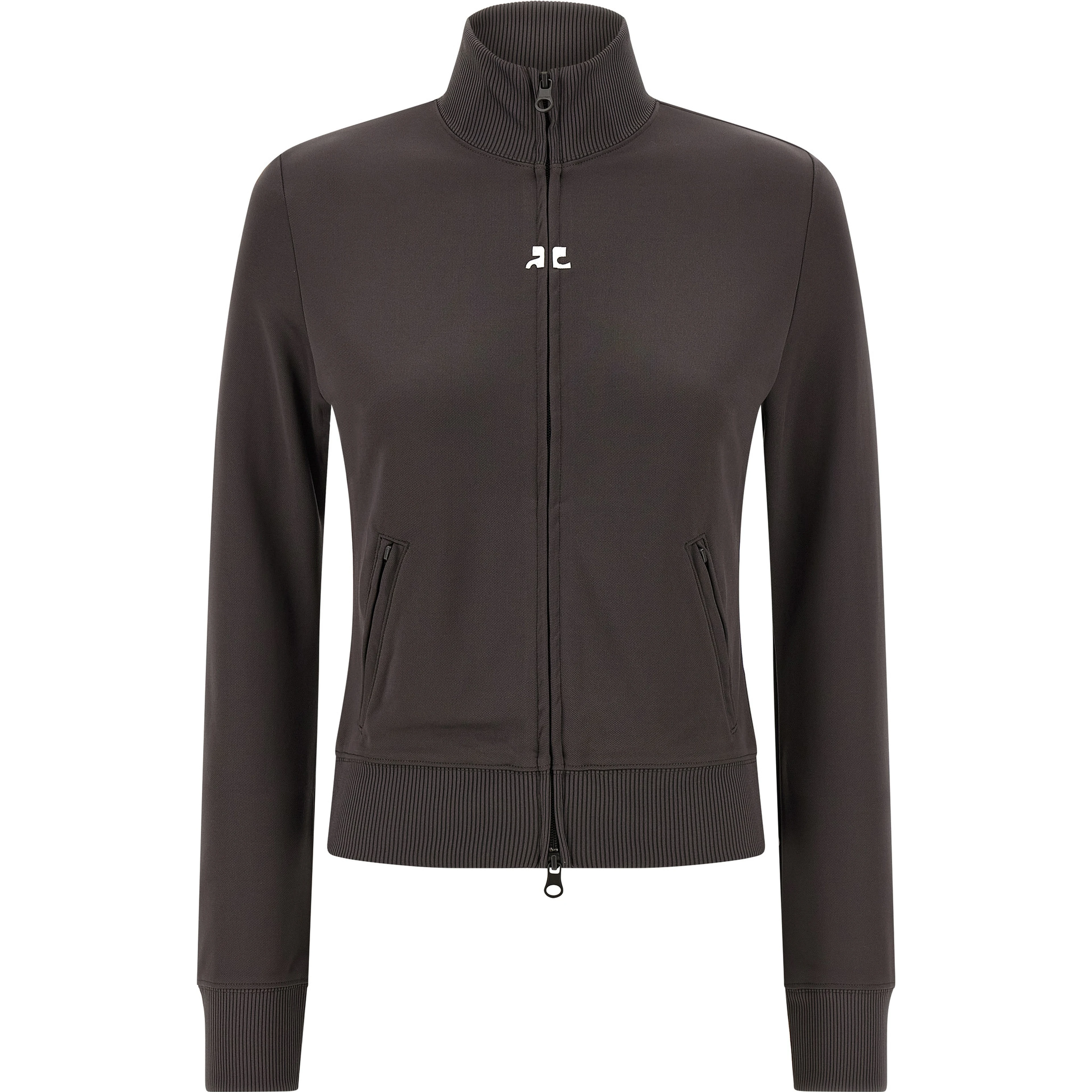 Gray Polyester Sweatshirt