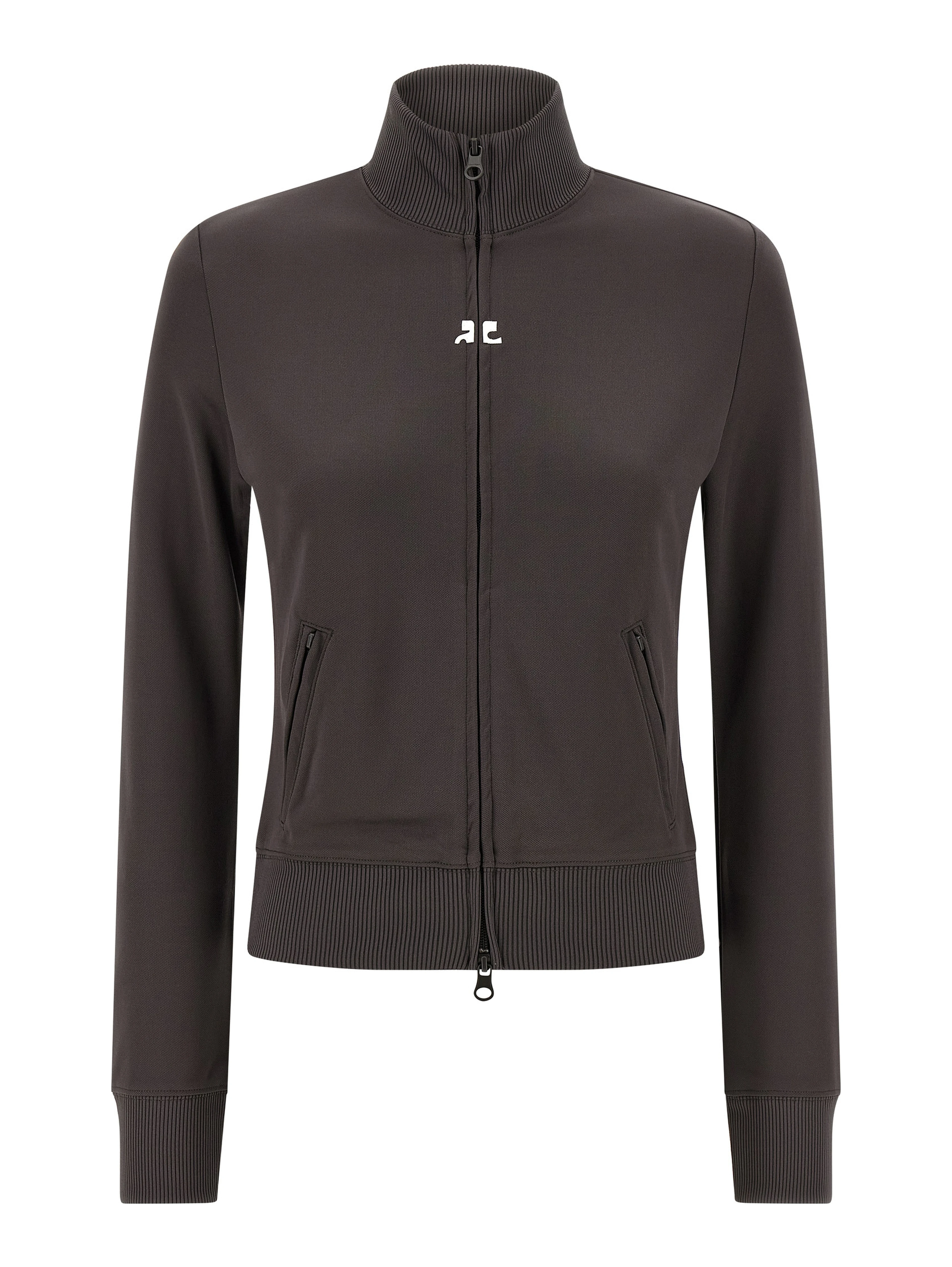 Gray Polyester Sweatshirt