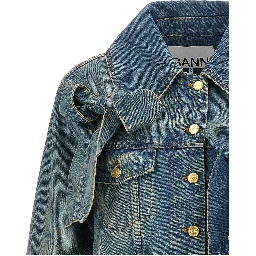 Blue Organic Cotton Denim Jacket