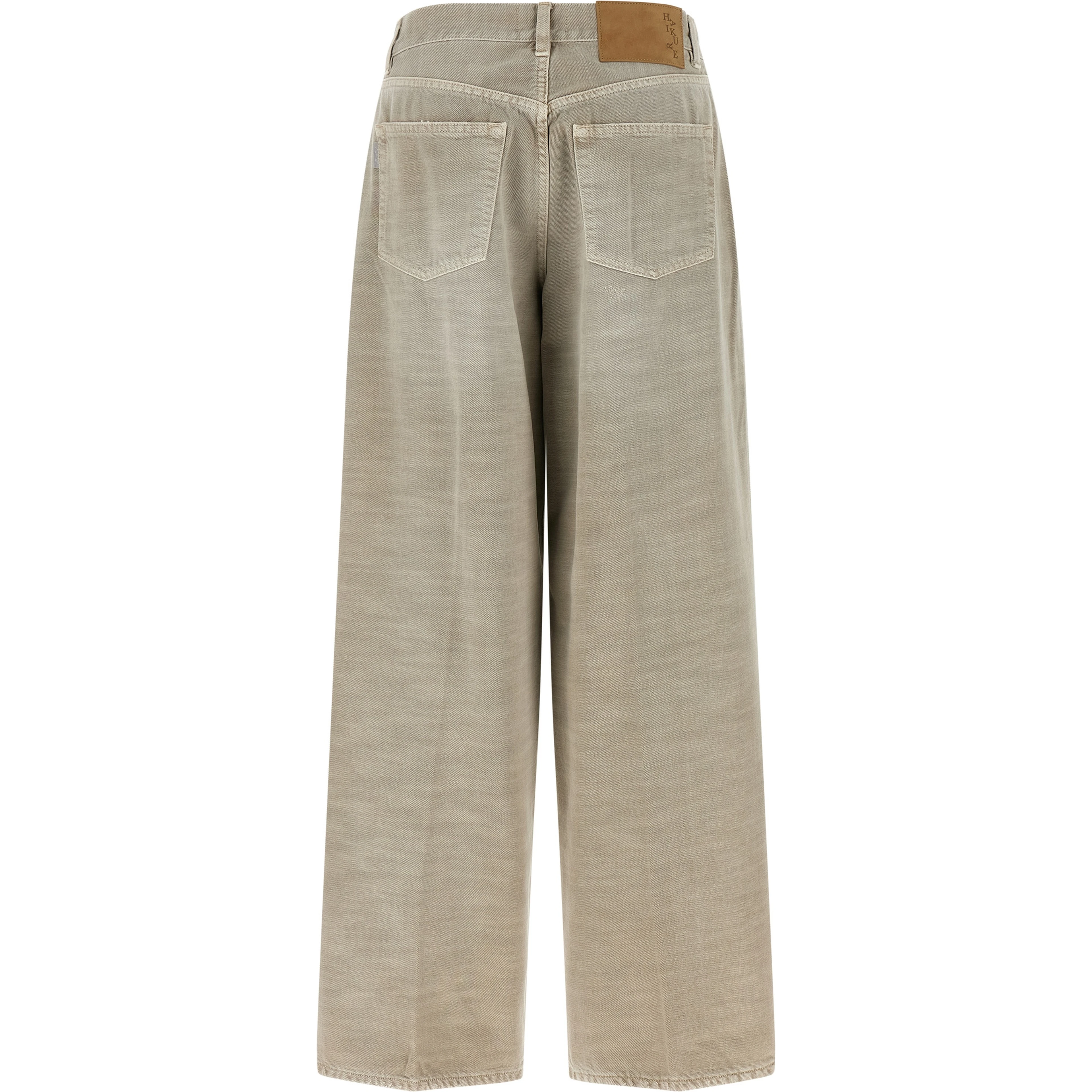 Gray Cotton Jeans Denim