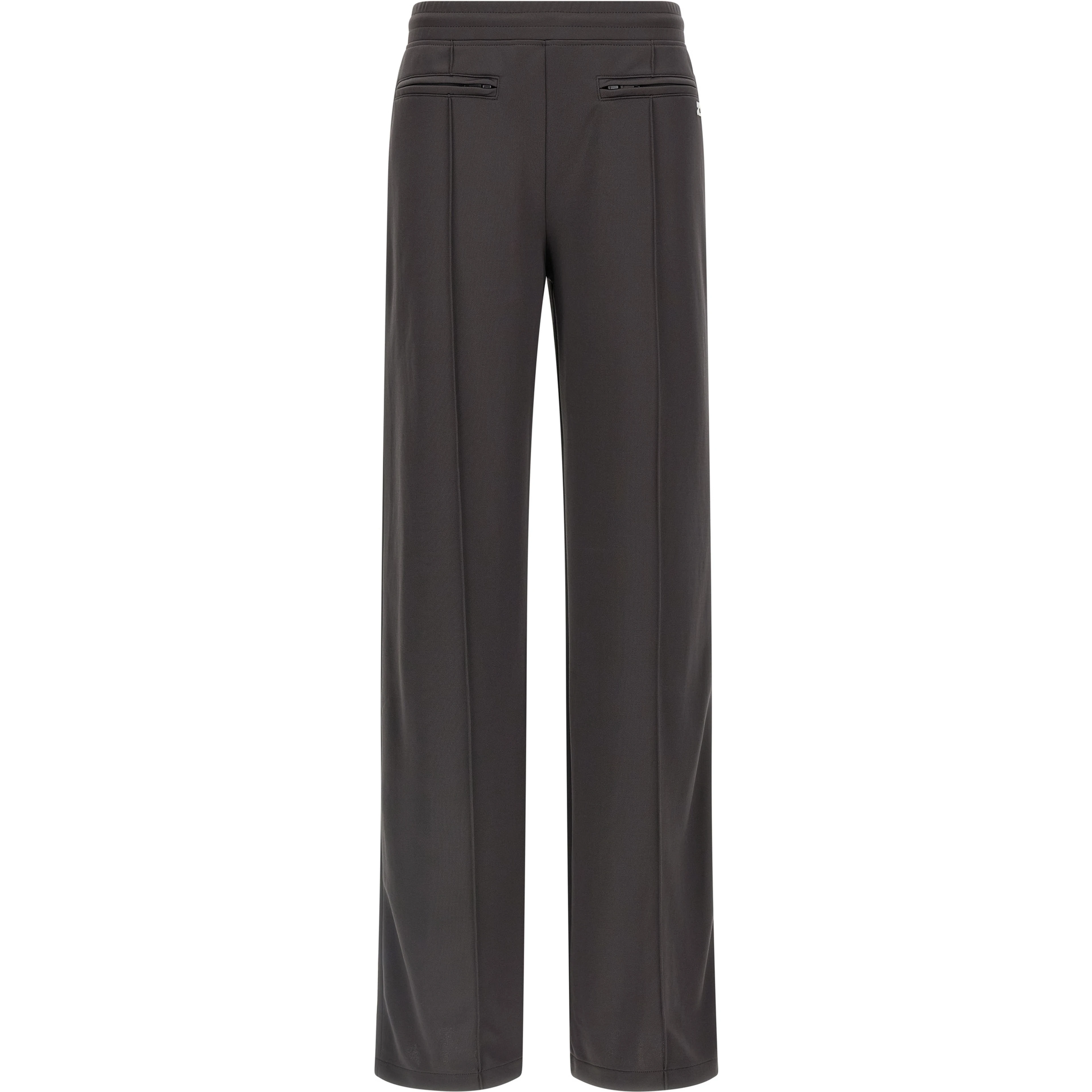 Gray Polyester Joggers (Workout Pants)