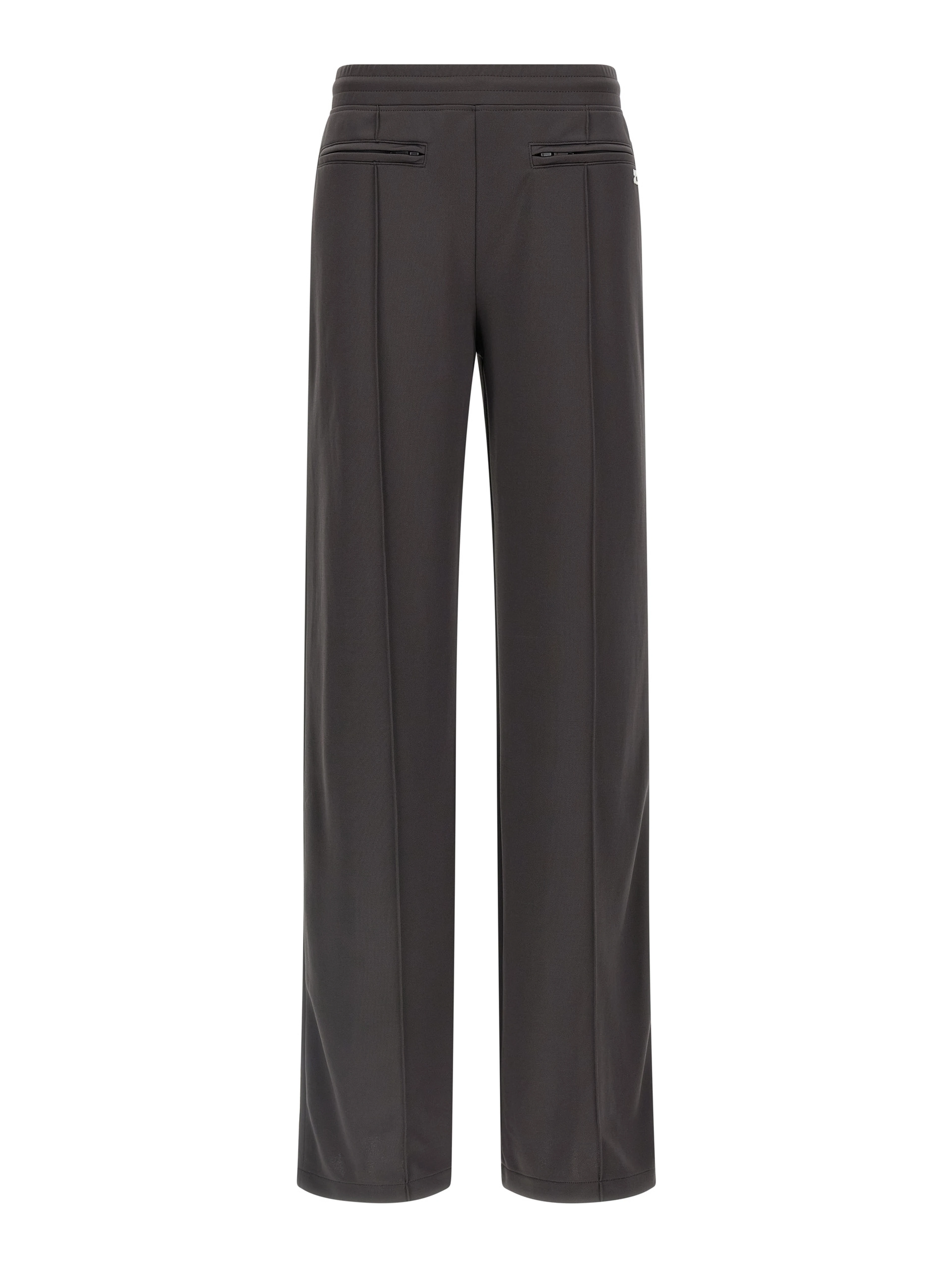 Gray Polyester Joggers (Workout Pants)