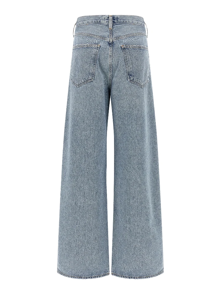 Blue Cotton Tapered Jeans alternative