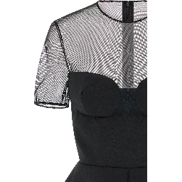 Black Virgin Wool Tank Tops