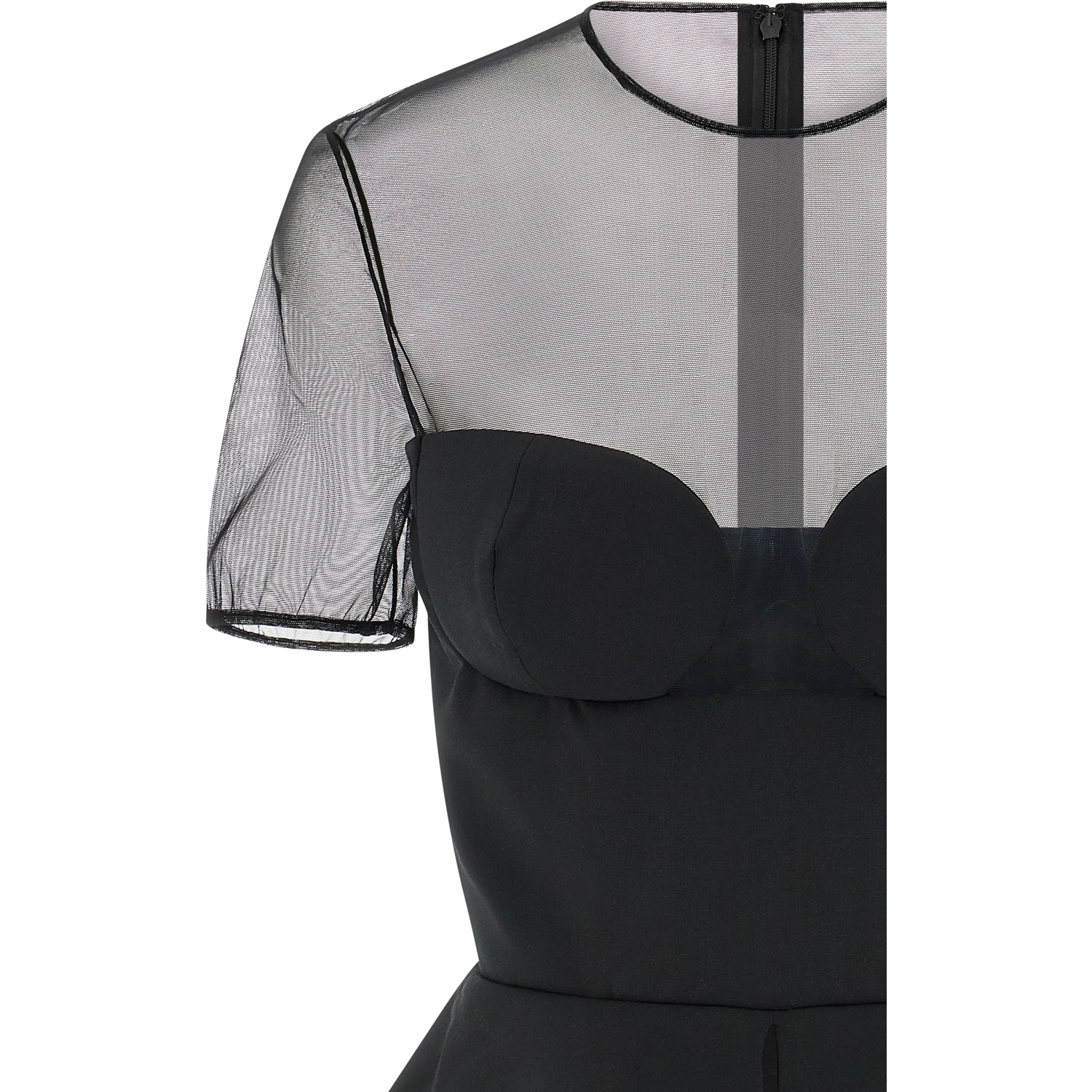 Black Virgin Wool Tank Tops