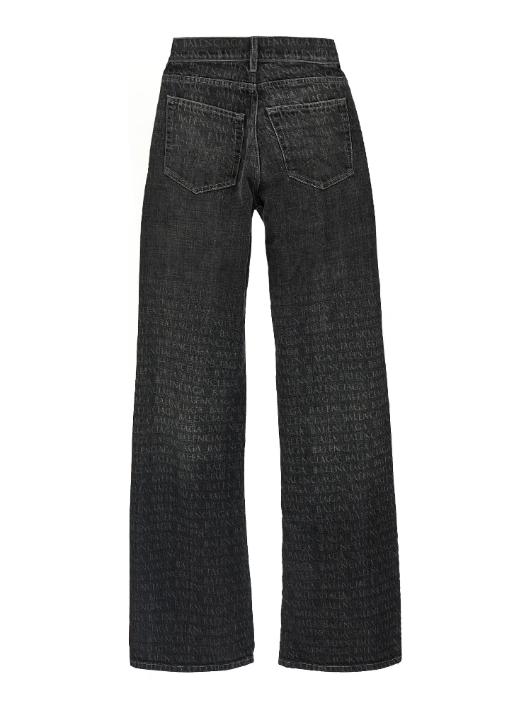 Black Cotton Flared Jeans alternative