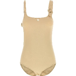 Beige Polyamide Bodysuit
