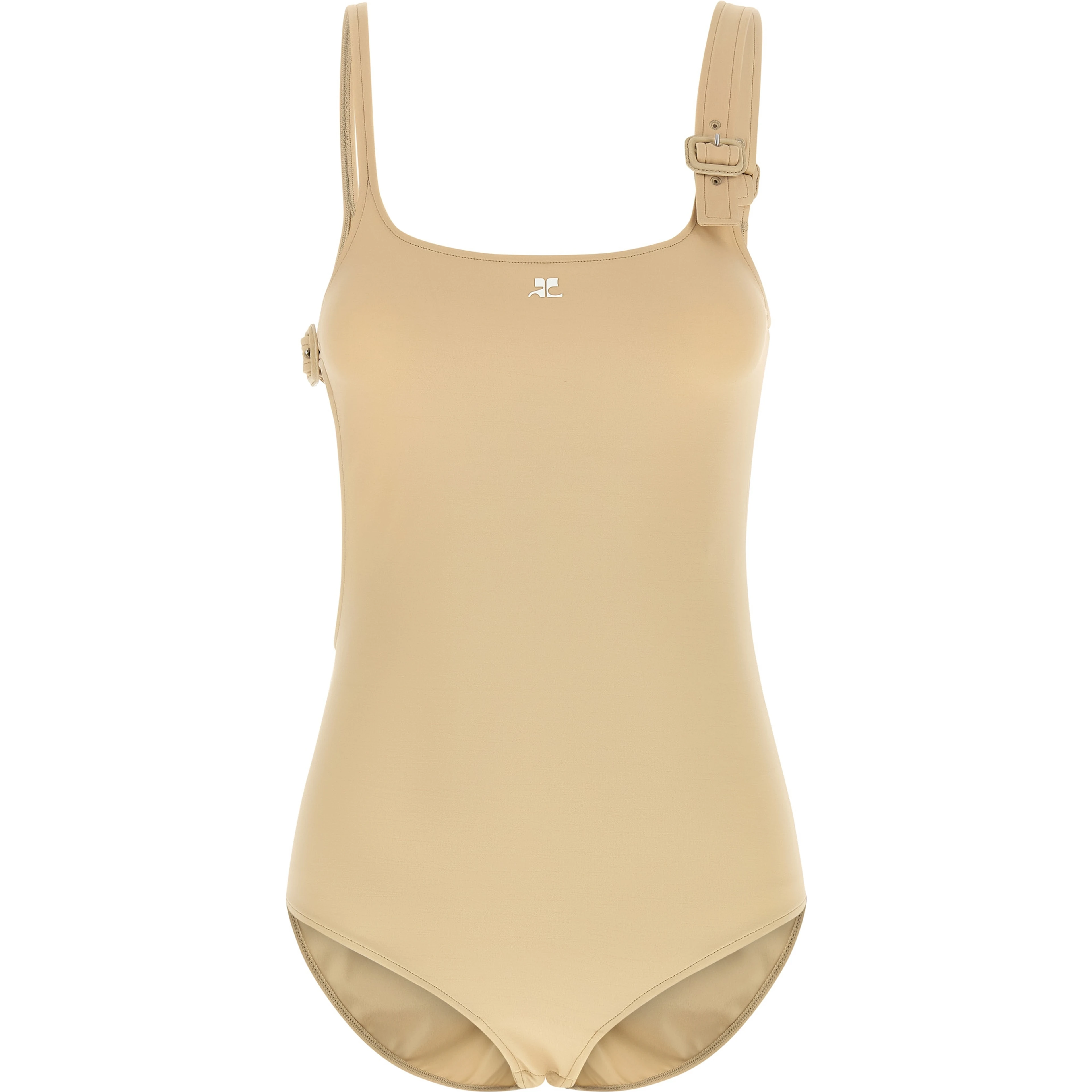 Beige Polyamide Bodysuit