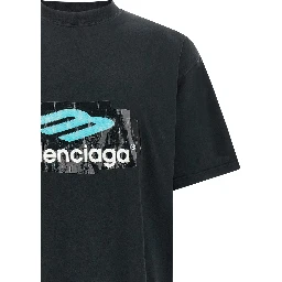 Black Cotton T-Shirt