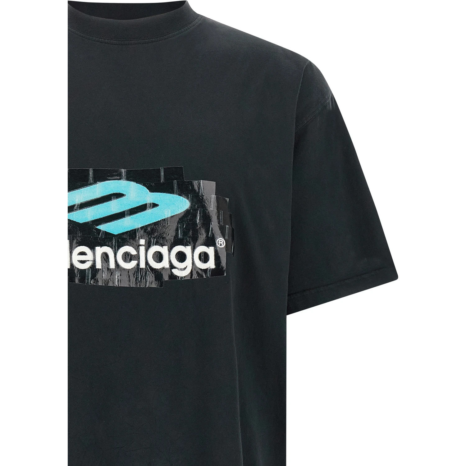 Black Cotton T-Shirt