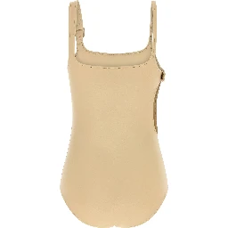 Beige Polyamide Bodysuit
