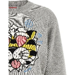 Gray Wool Cardigan