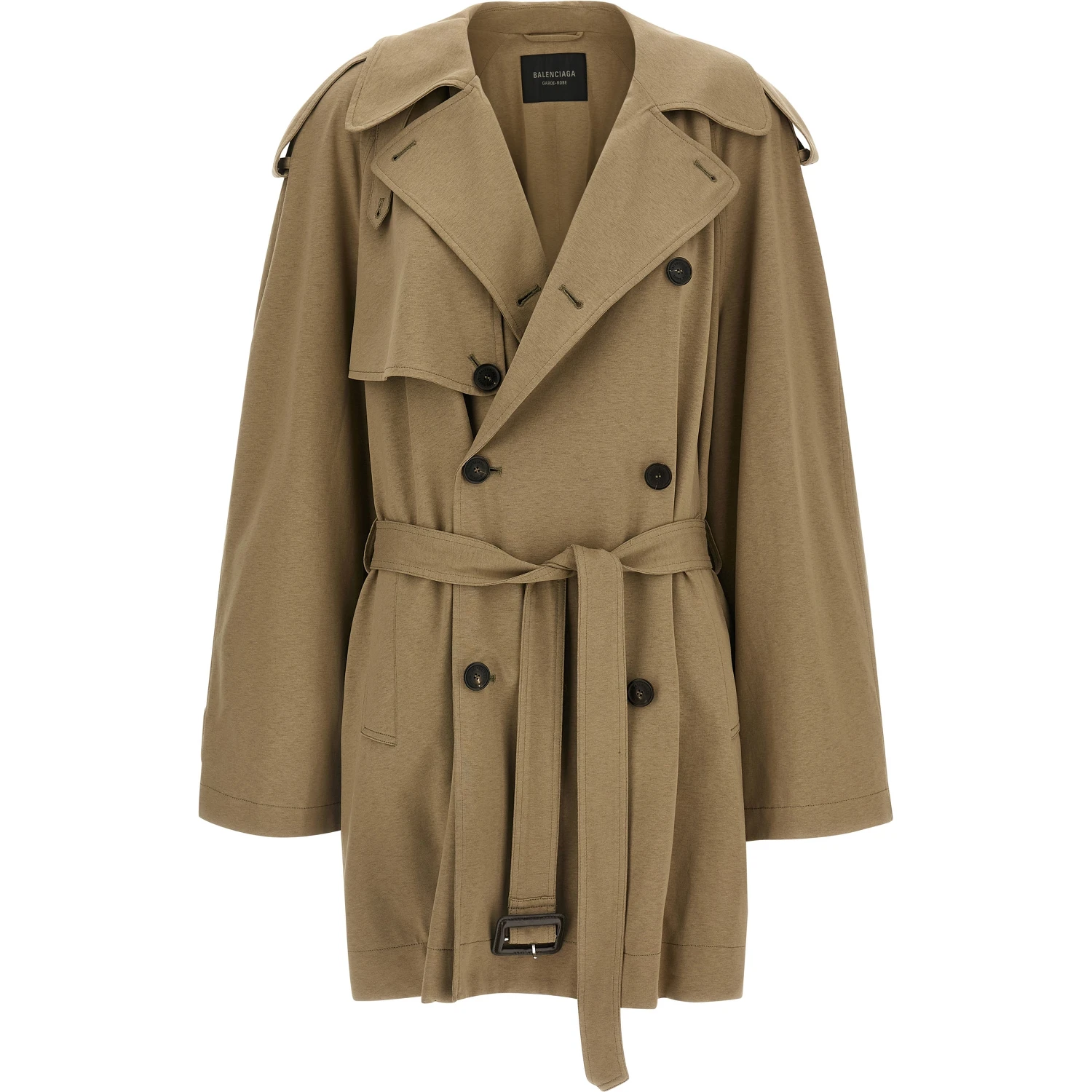 Beige Cotton Coat