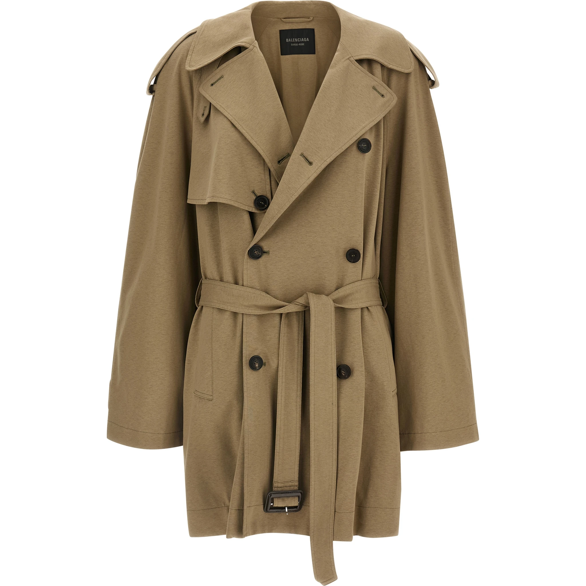 Beige Cotton Coat