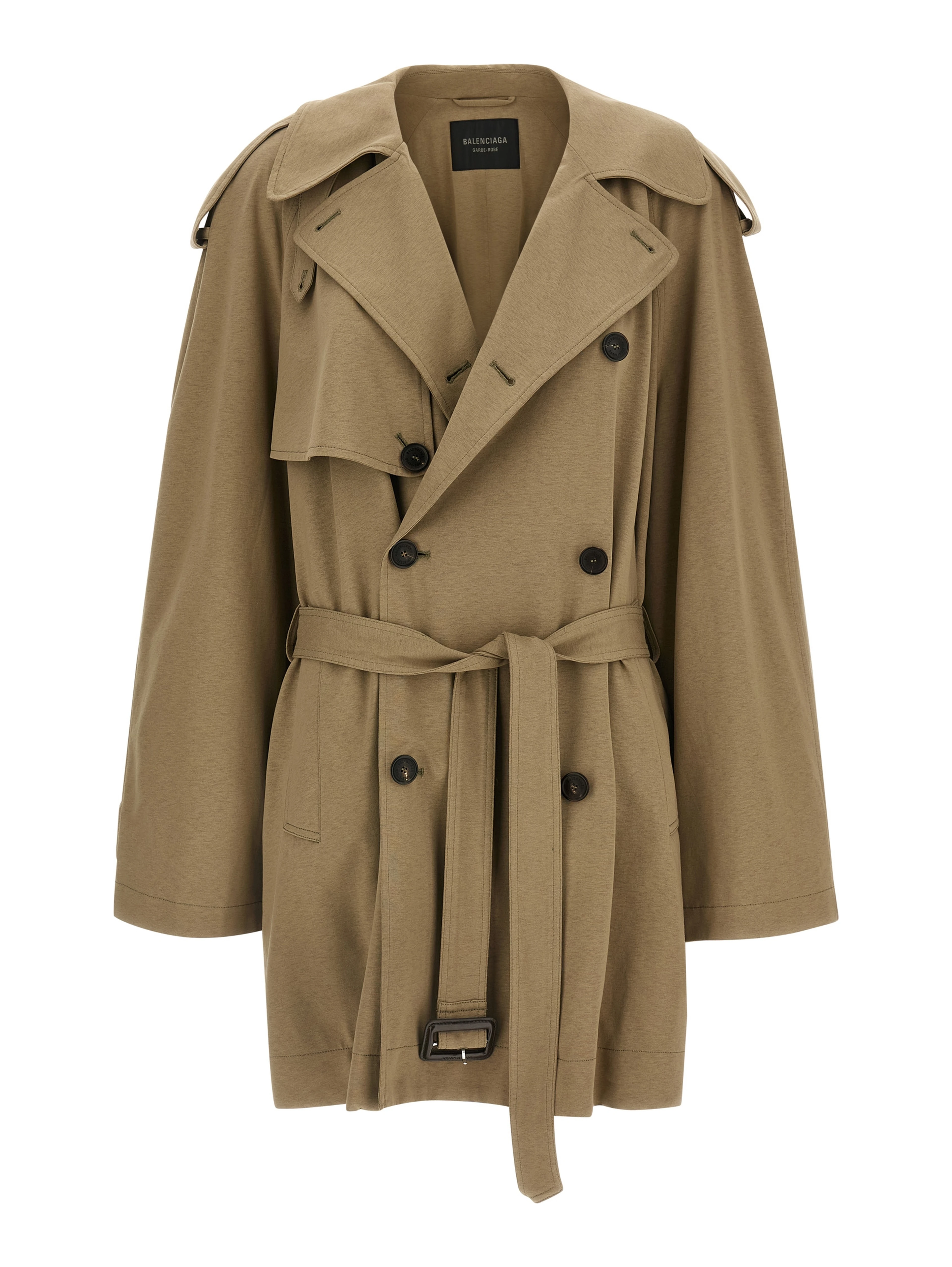 Beige Cotton Coat