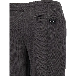 Gray Polyester Joggers (Workout Pants)