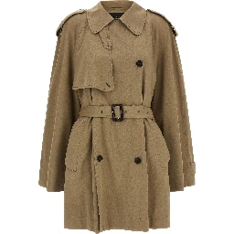 Beige Cotton Coat