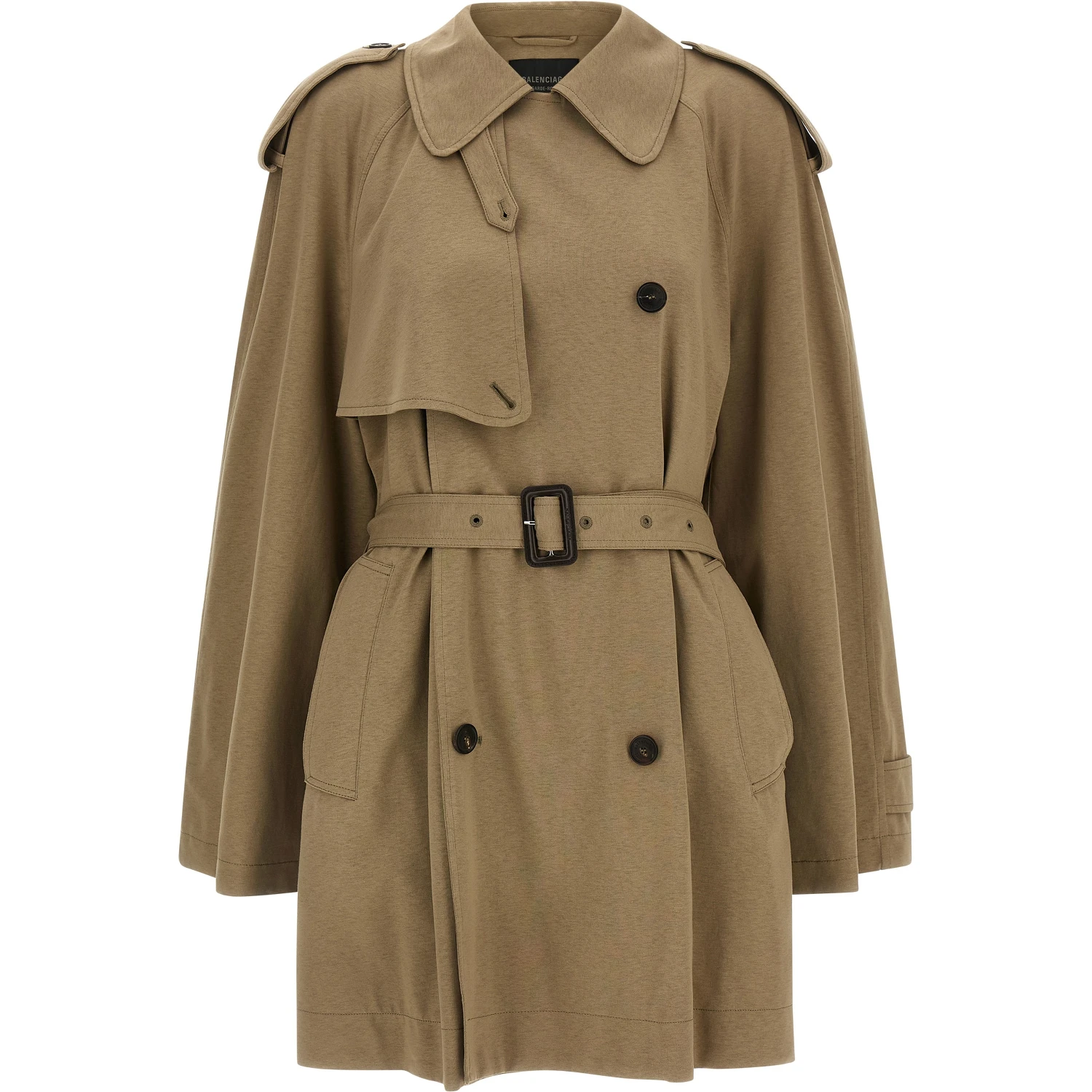 Beige Cotton Coat