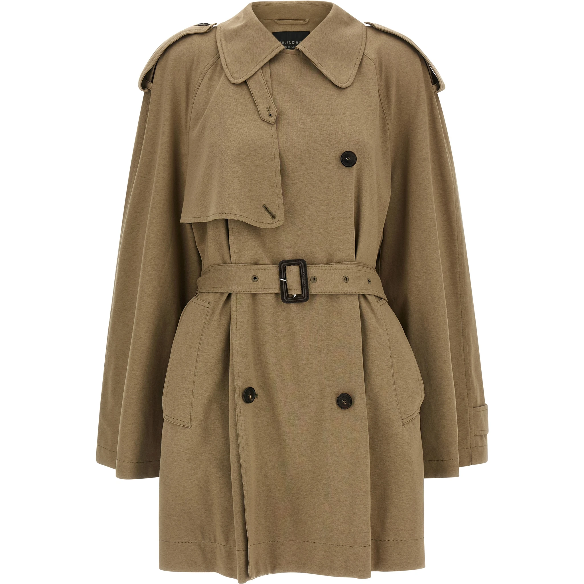 Beige Cotton Coat
