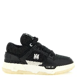 Black Calfskin Athletic Sneakers