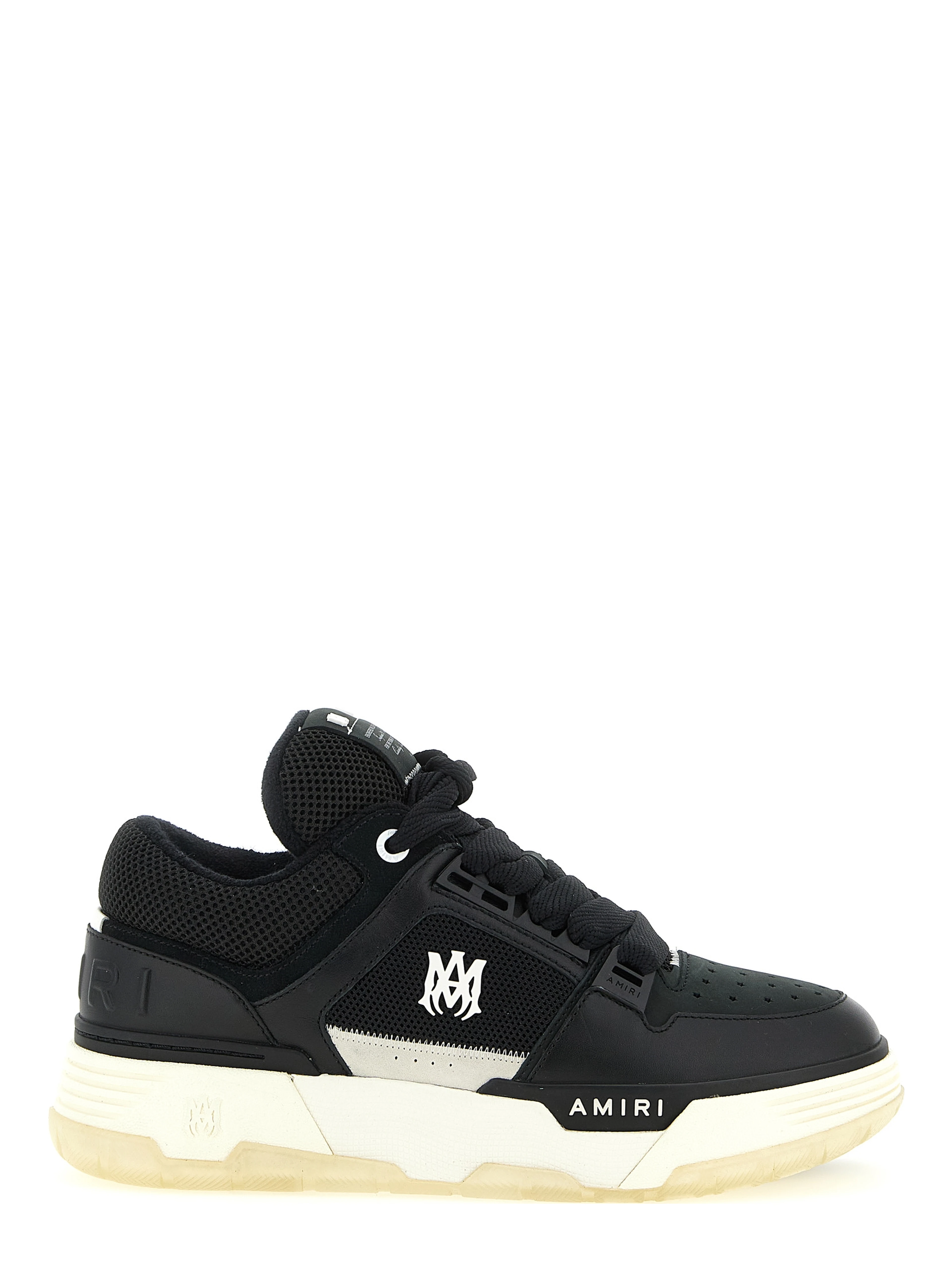 Black Calfskin Athletic Sneakers