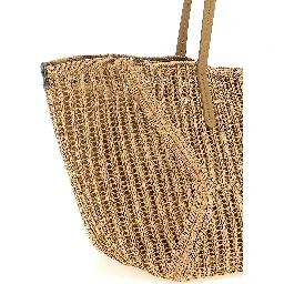 Beige Polyamide Shoulder Bag