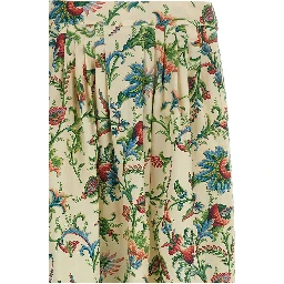 Multicolor Cotton Mini Skirt