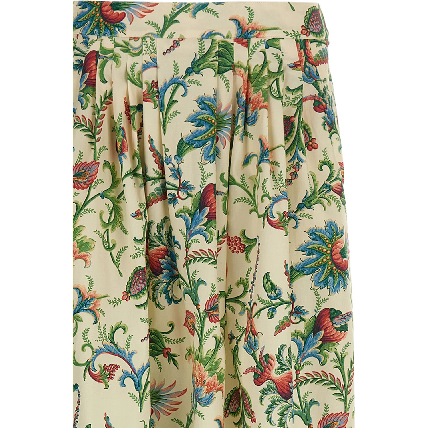 Multicolor Cotton Mini Skirt