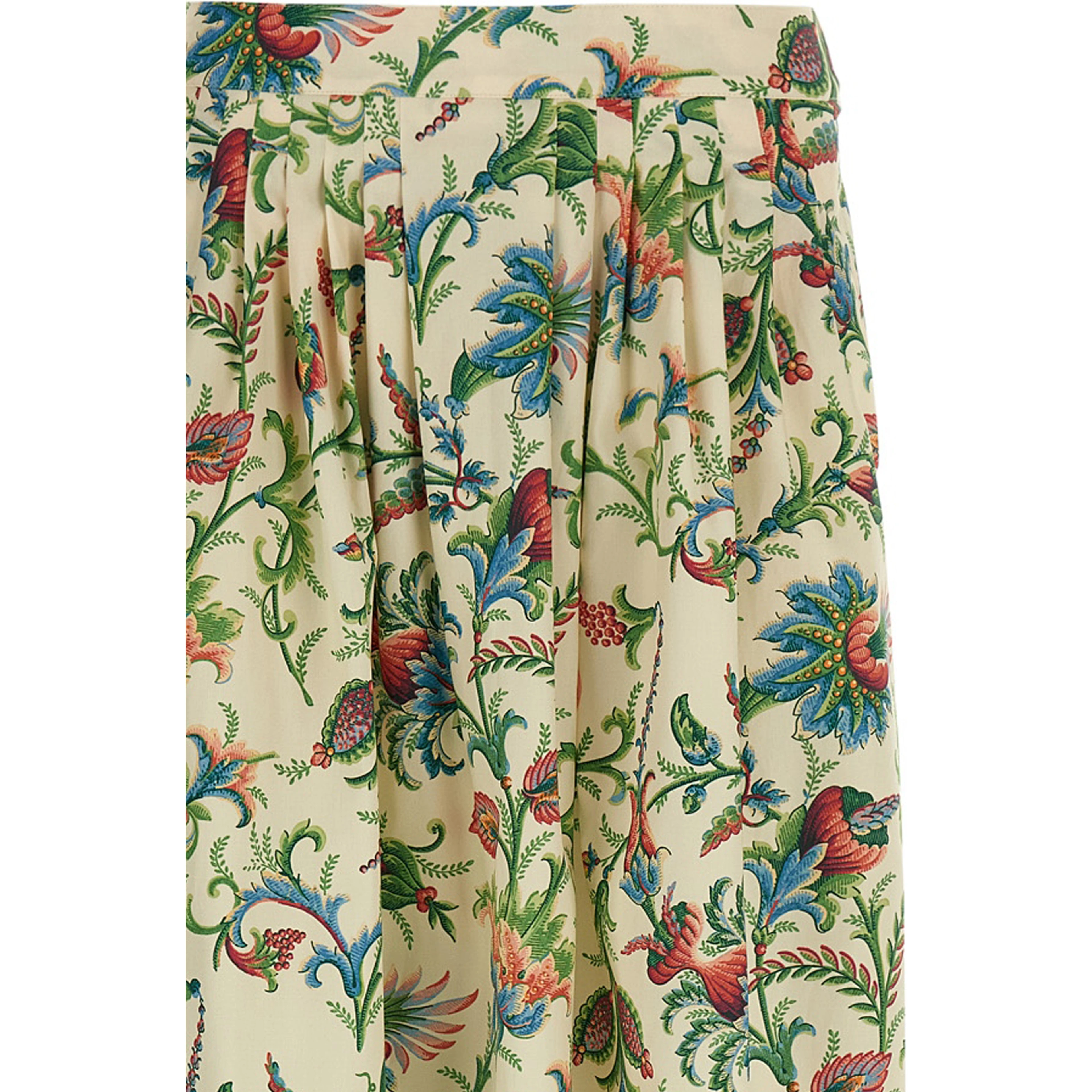 Multicolor Cotton Mini Skirt