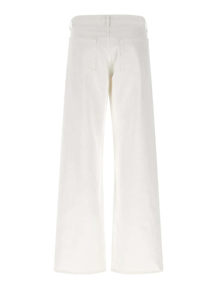 White Cotton Jeans Denim alternative