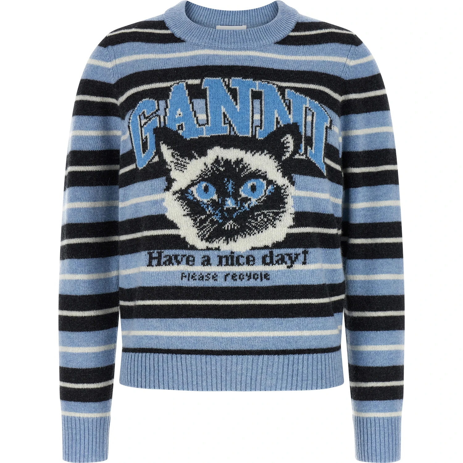 Blue Wool Cardigan