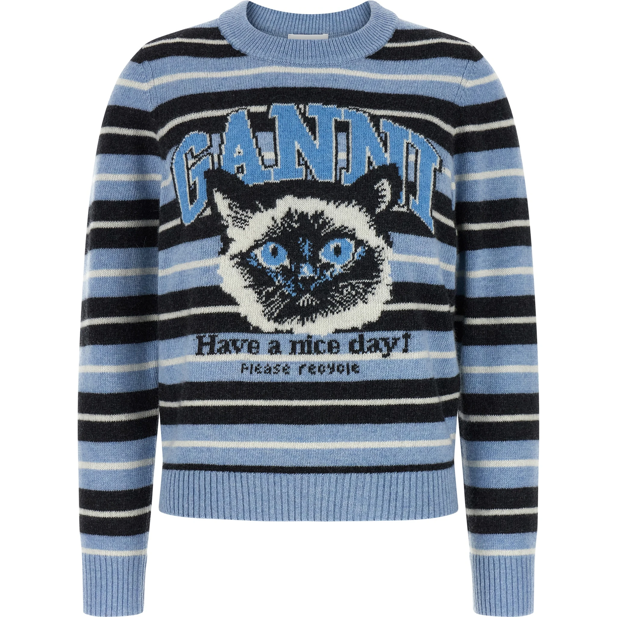 Blue Wool Cardigan
