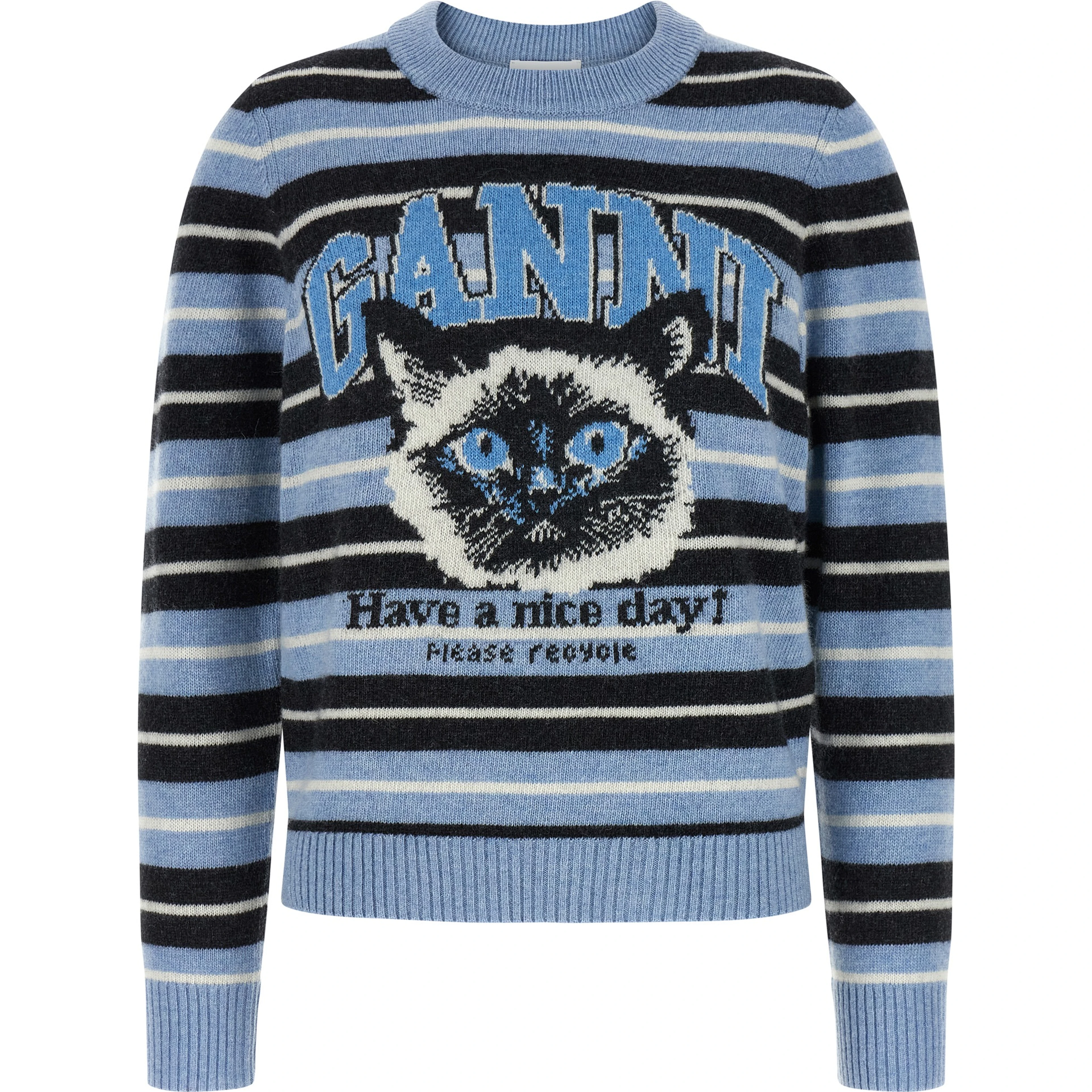 Blue Wool Cardigan
